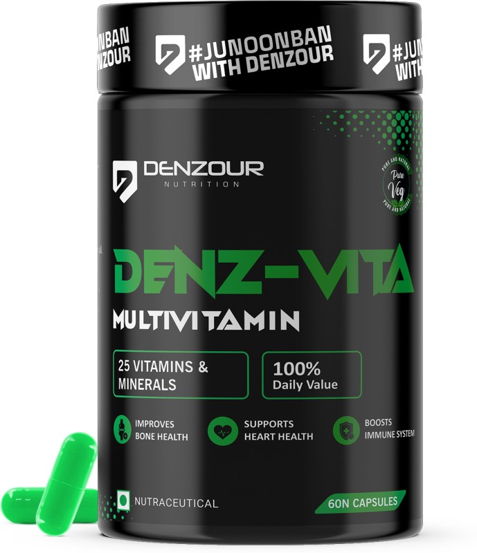 Denzour Nutrition Denz-Vita Multivitamin With 25 Vitamins & Minerals(60 No)