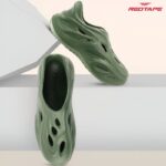 Red Tape Men Clogs(Olive , 7)