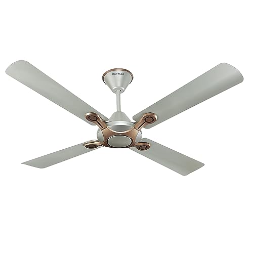 Havells 1200Mm Leganza Es 4B Ceiling Fan | Best Fan In 4 Blade, Premium Finish Decorative Fan, High Air Delivery | Energy Saving, 100% Pure Copper Motor, 2 Year Warranty | (Pack Of 1, Bronze Gold)