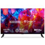 Black+Decker 80 Cm (32 Inches) A1 Series Hd Ready Led Smart Google Tv Bxtvgu32Hd2841Atin (Black)