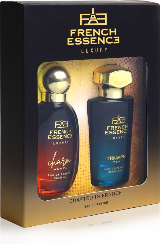 French Essence Luxury Premium Charm & Triumph Perfume Gift Set Long Lasting Fragrance Scent Eau De Parfum  –  60 Ml(For Men & Women)