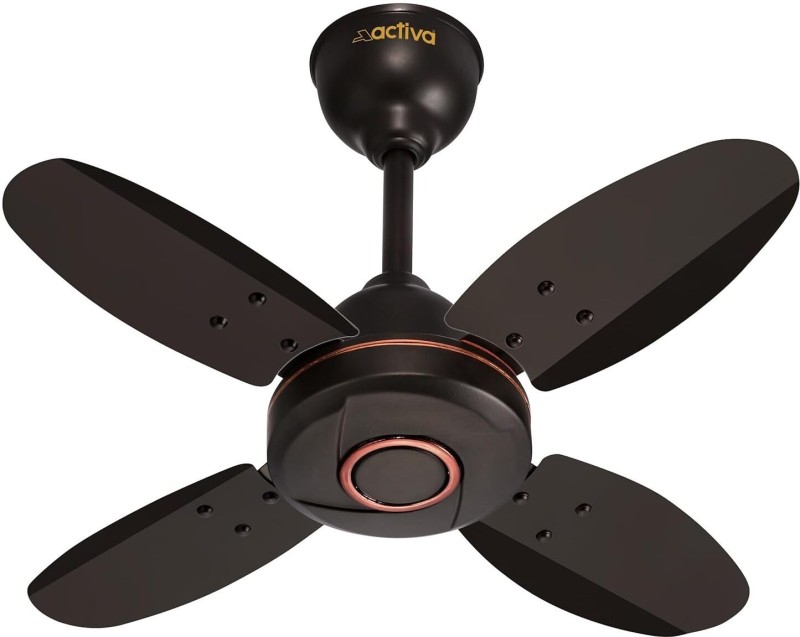 Activa High Speed 850 Rpm Ornet 600 Mm 4 Blade Ceiling Fan(Anti Dust | Brown | Pack Of 1)