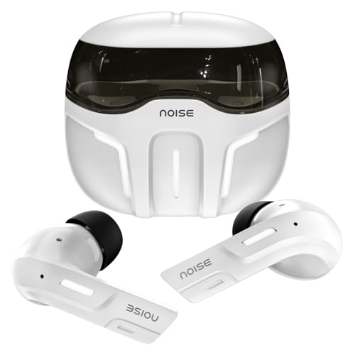 Noise Newly Launched Buds Trooper In-Ear Truly Wireless Earbuds With 45H Of Playtime, Quad Mic With Enc, 13Mm Driver, Ultra Low Latency(Up To 40 Ms), Instacharge(10 Min=150 Min), Bt V5.3(Mighty White)
