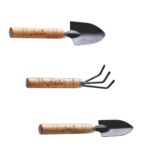 Sukoon 3 Pcs Gardening Tool Set, Hand Tool Kit For Home Gardening, Small Sized Hand Cultivator, Small Trowel & Garden Fork, Perfectly Sized For Kids, Ideal For Home Gardening, Flower Pot And Lawn