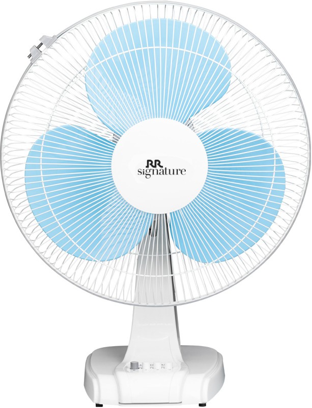 Rr Signature Centaur 400 Mm 3 Blade Table Fan(Blue | Pack Of 1)