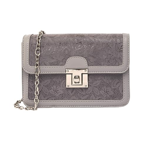 Lino Perros Grey Textured Satchel
