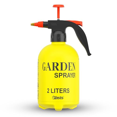 Crasts Pressure Spray Pump | Gardening Water Pump Sprayer | Plant Water Sprayer For Home Garden | Spray Bottles For Garden Plants And Lawn | Plant Watering Can (Spray Pump 2 Liter) (Yellow)