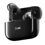 Boat Airdopes 163 In Ear Earbuds With 40 Hrs Battery, Fast Charge, 13Mm Drivers, Ipx5, Quick Touch Response Control (Active Black)