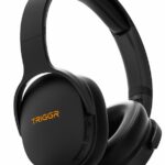 Triggr Trinity 2 With Dual Pairing, Enc, Fast Charge, 50H Battery, Rubber Finish, V5.3 Bluetooth(Midnight Black, On The Ear)