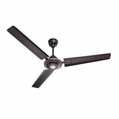 Activa 1200 Mm High Speed 390 Rpm Anti Dust Coating Apsra Ceiling Fan Come With 2 Years Warranty (Smoke Brown)