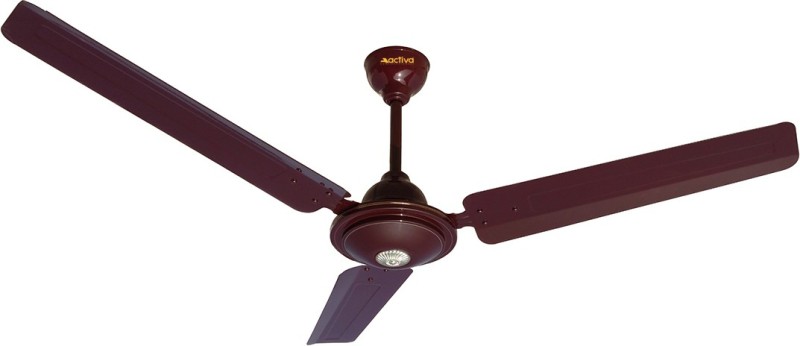 Activa Ara Apsra 390 Rpm High Speed 1200 Mm 3 Blade Ceiling Fan(Energy Saving | Brown | Pack Of 1)