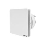 Hewa Casa 6 Inch 150Mm (Round) High Speed Copper Exhaust Fan For Bathroom Kitchen Office With Dust Protection Shutters (White)