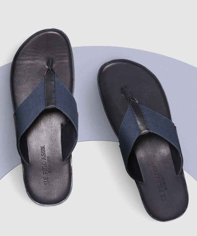 U.S. Polo Assn. Men Sandals(Blue , 7)