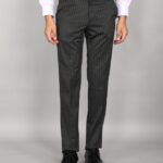 Van Heusen Slim Fit Men Grey Trousers