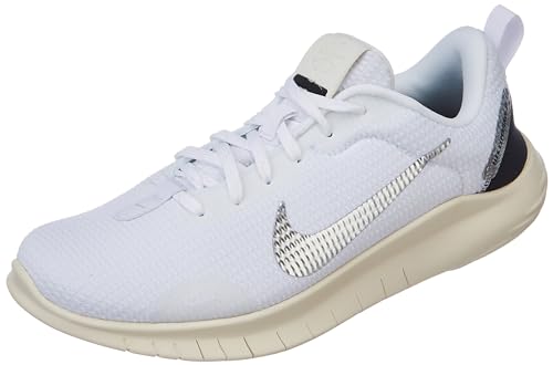 Nike W Flex Experience Rn 12-White Metallic Silver-Sail Coconut Milk-Dv0746-101-3.5Uk