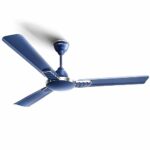 Longway Wave P1 1200 Mm/48 Inch 400 Rpm Ultra High Speed 3 Blade Star Rated Anti-Dust Decorative Ceiling Fan (Silver Blue, Pack Of 1)