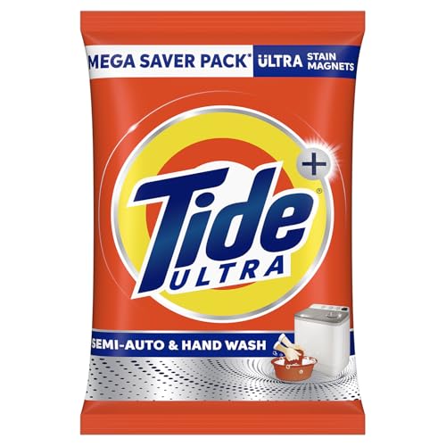 Tide Ultra Stain Magnet Clean Semi-Auto & Hand Wash Detergent Washing Powder – 10 Kg