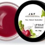 J & F 100 % Organic Beetroot Lip Balm Natural(Pack Of: 1, 10 G)