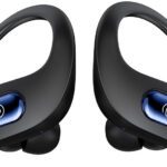 Ptron Bassbuds Glide With 45Hrs Playback, Deep Bass, Clear Calls, 45Ms Low Latency Bluetooth(Black, True Wireless)