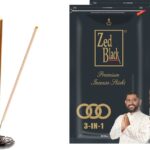 Zed Black Zipper Medium 3In1, Incense Stick For Pooja, Havan, Fresh(2, Set Of 2)