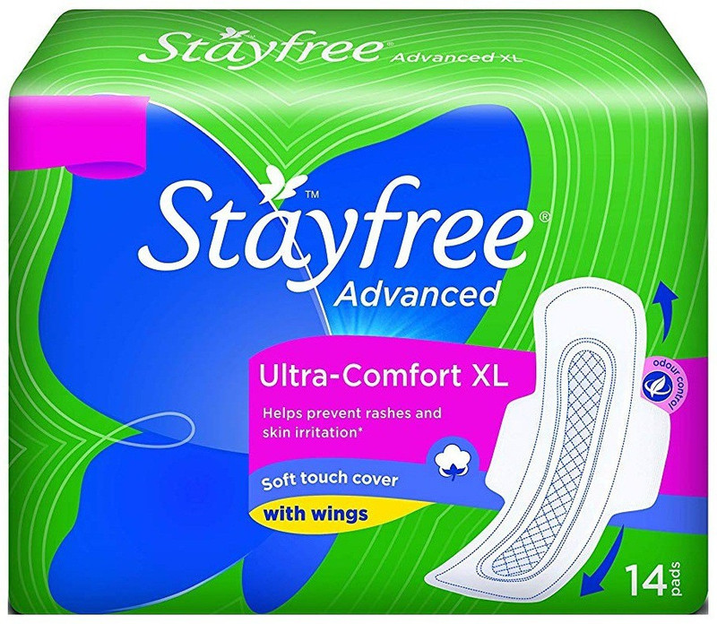 Stayfree Advanced Xl 14 Sanitary Pads Sanitary Pad