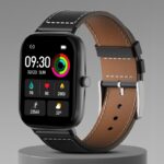 Fire-Boltt Ninja Calling Pro Plus 46.5Mm (1.83) Display Bluetooth Calling, Ai Voice Smartwatch(Black Leather Strap, Free Size)