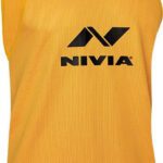 Nivia 860-1 Small Football, Hockey Bib(Yellow)