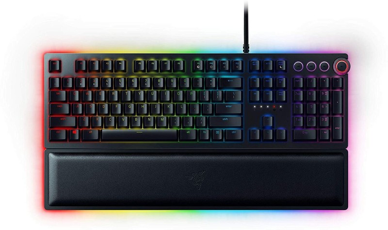 Razer Huntsman Elite Opto-Mechanical Rz03-01870100-R3M1 Wired Usb Gaming Keyboard(Black)