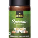 Continental Speciale | Hazelnut Flavoured Coffee | 50 Gm Jar | Makes 25 Cups | Instant Flavored Coffee Powder For Both Hot & Cold Coffee | Medium Roast