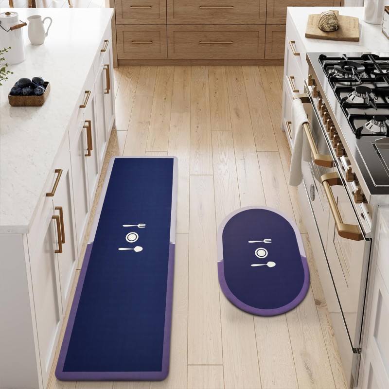 Status Silicone Floor Mat(Purple, Medium)