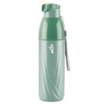 Milton Steel Glacier 600 Pu Insulated Inner Stainless Steel Water Bottle, 1 Piece, 520 Ml, Light Green| Easy Grip | Leak Proof | Hot Or Cold | School | Office |Treking | Travel Bottle