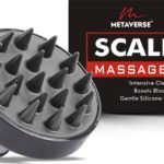 Metaverse Scalp Massager For Hair Growth – Head Massager Scrubber Brush – Reduces Dandruff Scalp Massager For Hair Growth – Head Massager Scrubber Brush – Reduces Dandruff Massager(Black)