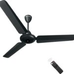 Atomberg Ameza | High Air Delivery | Low Noise | Classic Design | 5 Star 1200 Mm 3 Blade Ceiling Fan(Bldc Motor With Remote | Gloss Black | Pack Of 1)