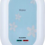 Haier 3 L Instant Water Geyser Fast Heating 8 Bar Pressure Glass Lined Tank (Ei3V-C1(W)-P, White)