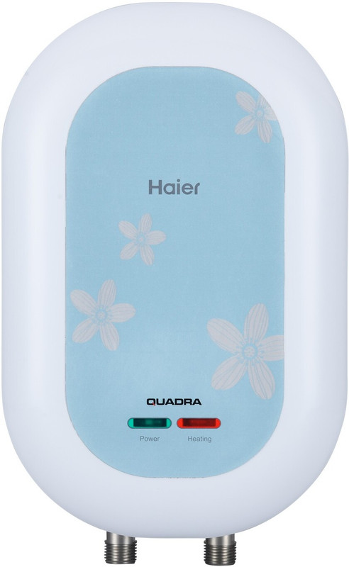 Haier 3 L Instant Water Geyser Fast Heating 8 Bar Pressure Glass Lined Tank (Ei3V-C1(W)-P, White)