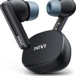 Mivi Duopods B1 Tws[Just Launched]Rich Bass,45H Playtime,Ai Enc,Type C,5.3 Bt Earbuds Bluetooth(Black, In The Ear)