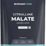 Nutrabay Pure 100% Citrulline Malate Powder, Amino Acid – Boosts Nitric Oxide, Pre Workout(100 G, Unflavoured)