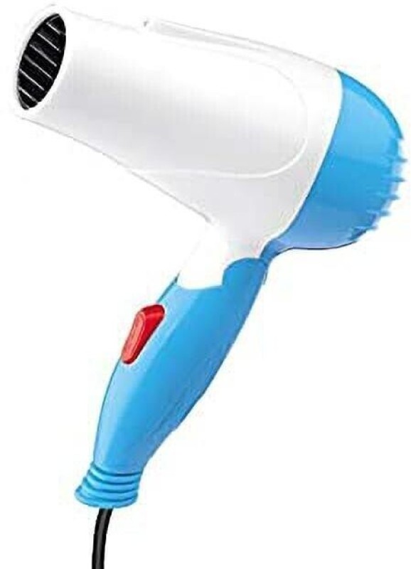 Abhi Hair Dryer With 2 Hair Dryer(1000 W, White, Blue)