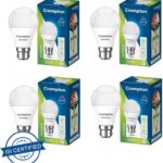 Crompton 9 W Basic Standard B22 Led Bulb(White, Pack Of 4)