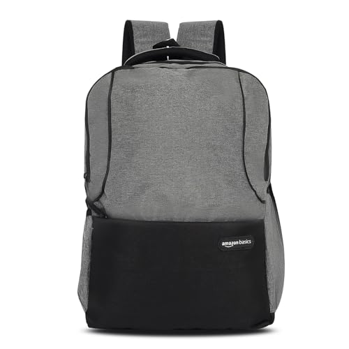Amazon Basics Laptop Bag For 15.6 Inch Laptops | College/Travel Backpack | Shock-Proof | 31 L