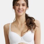 Jockey 1245 Women T-Shirt Heavily Padded Bra(White)