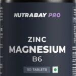 Nutrabay Pro Zinc Magnesium With Vitamin B6 (Zma), Restful Sleep, Relief Stress & Anxiety(60 Tablets)