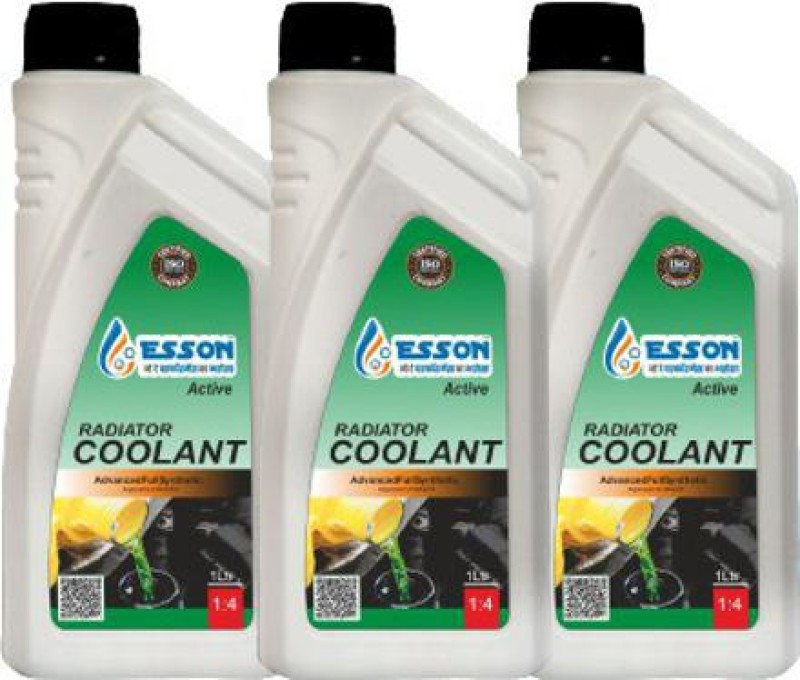 Esson Radiator Coolant -P3 Car Care Concentrate (Pack Of 3) Coolant Green(3 L)