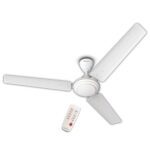 Bajaj Frore Turbo 1200 Mm Bldc Ceiling Fan For Home | Remote Control Operated | 5 Star Rated | Energy Saving | Lightweight Ceiling Fan | High Speed | Anti Corrosive Blacdes | 2 Year Warranty 【White】