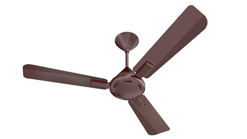 Havells 1200Mm Ambrose Es Ceiling Fan|Premium Finish, Deco. Fan, Elegant Looks, High Air Delivery, Energy Saving, 100% Pure Copper Motor|2 Year Warranty By Brand (Pack Of 1, Cola Espresso Brown)1 Star