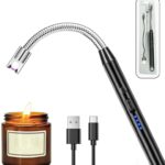 Deodap Usb Rechargeable Flexible Arc Lighter – Windproof & Flameless Plasma Design Plastic Electronic Gas Lighter(Multicolor, Pack Of 1)