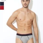 Van Heusen Men Men Multicolour Pack Of 3 Solid Antibacterial Colour Fresh Briefs Brief