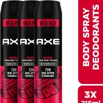 Axe Intense Body Spray  –  For Men(215 Ml, Pack Of 3)