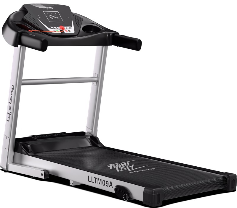 Lifelong Fit-Pro Lltm09A-(4Hp Peak) Motorized,Hydraulic Foldable,Running Machine For Home Treadmill (Max Weight:100 Kg)