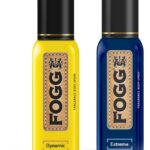 Fogg Fantastic Extreme & Dynamic No Gas Body Spray  –  For Men(300 Ml, Pack Of 2)